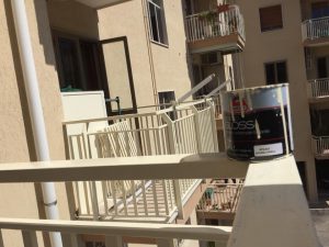 verniciatura ringhiere balcone