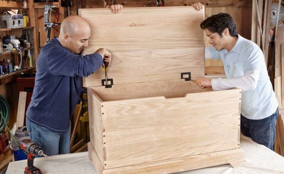 cassapanca in legno fai da te