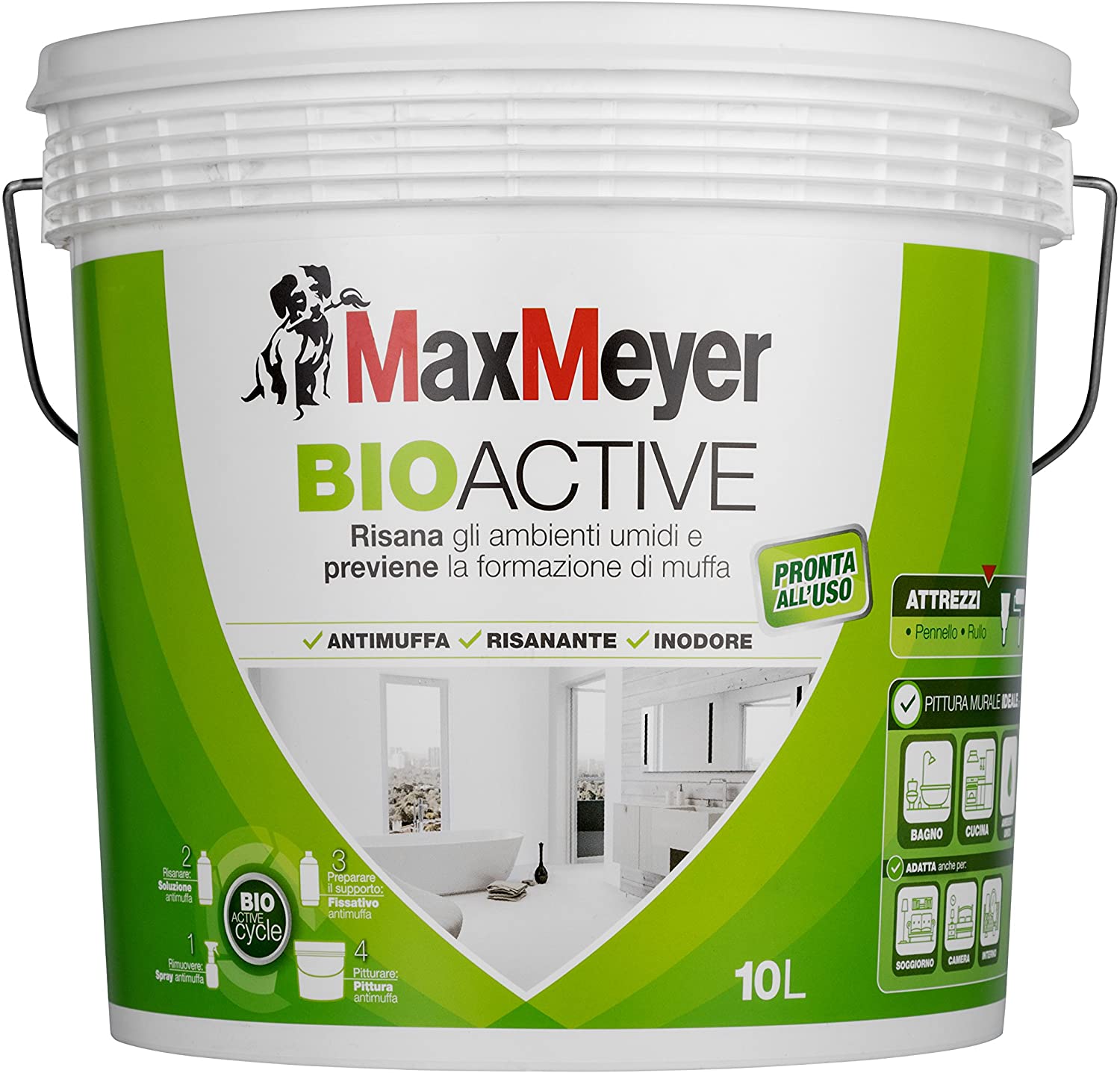 maxmeyer bioactive pittura antimuffa